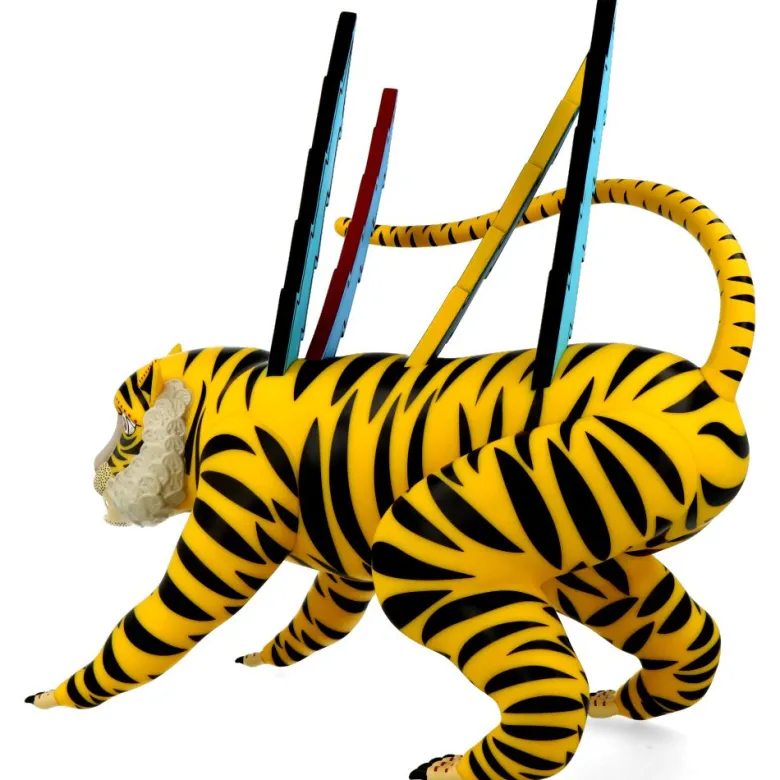 Tiger Bolts by Matt Leines - RVCA x Artoyz Originals