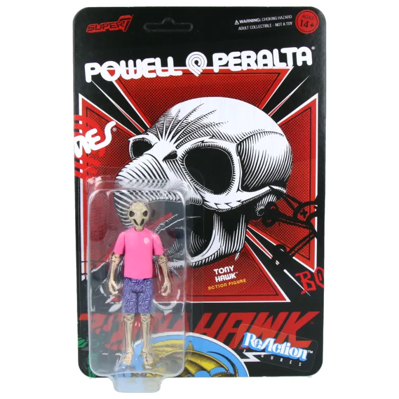 Tony Hawk (Mt. Trashmore '85) - Powell Peralta ReAction Figures Wave 5