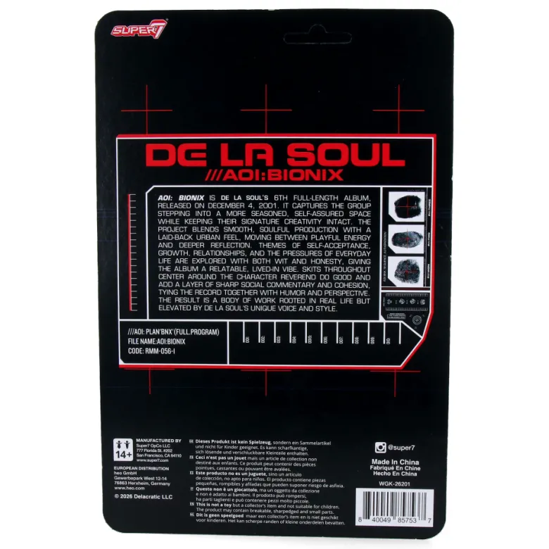 Vincent "Maseo" Mason (Spacesuit, AOI: Bionix) - De La Soul ReAction Figures Wave 2