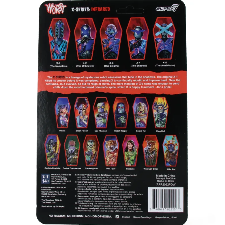 X-2 (Infrared) - The Worst - ReAction Figures