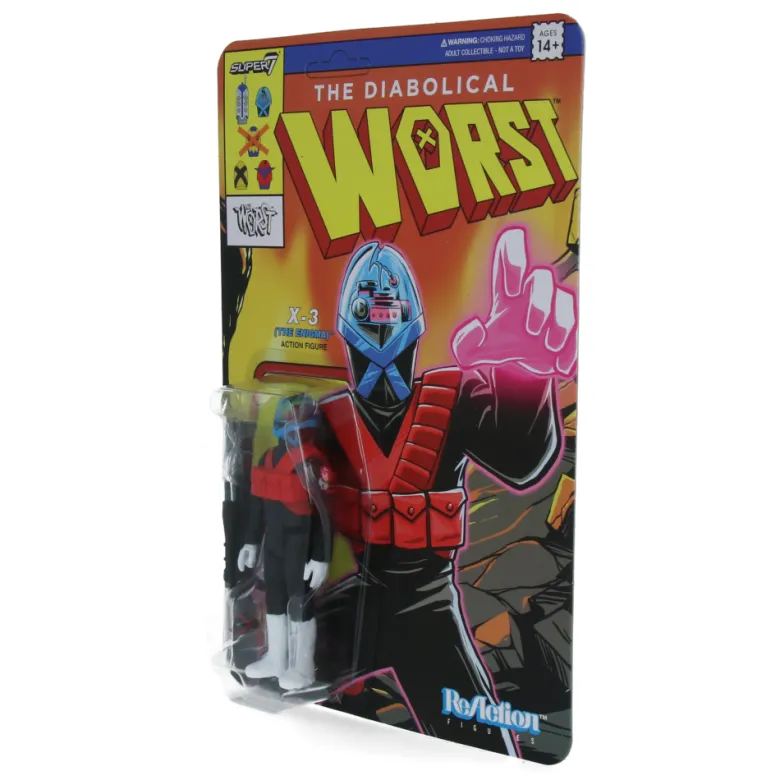 X3 (The Enigma) - The Worst (Mutant Team) - ReAction Figures Wave 5