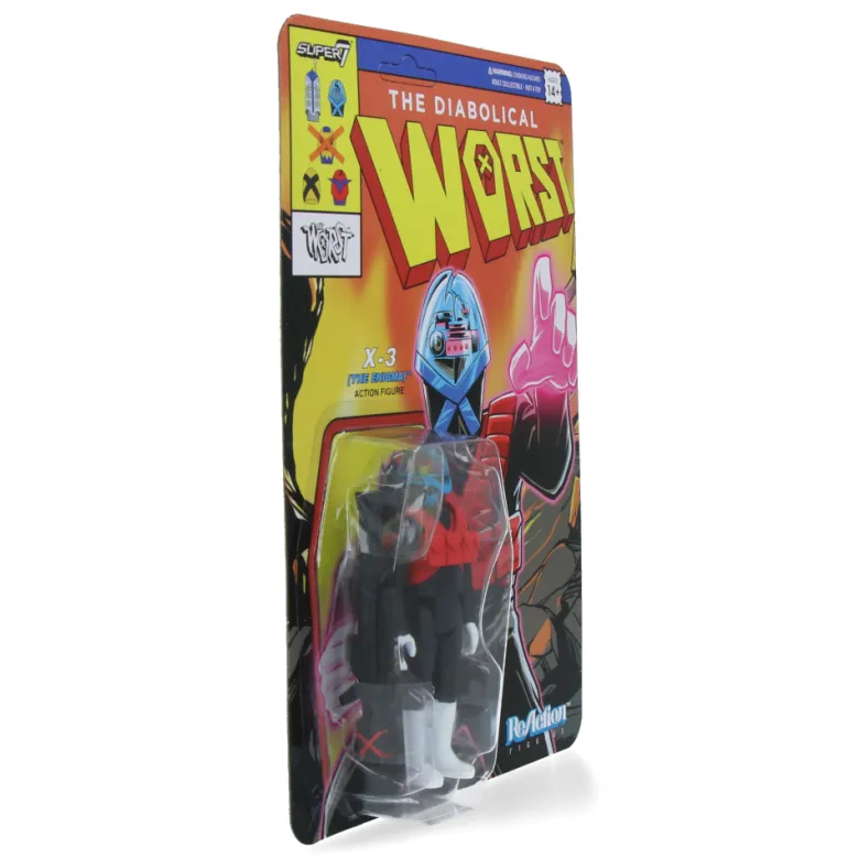 X3 (The Enigma) - The Worst (Mutant Team) - ReAction Figures Wave 5